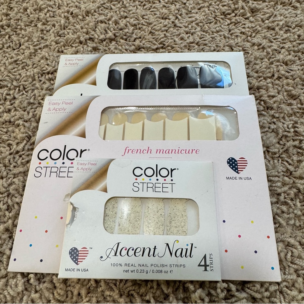 Color Street Nail Bundle Retired Made in Milan, City of Love, Prism Break HTF